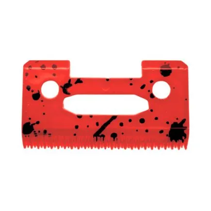 BarberBro. Stagger Tooth Ceramic Cutting Blade for Wahl Clippers - Red Splash