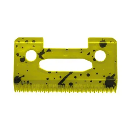 BarberBro. Stagger Tooth Ceramic Cutting Blade for Wahl Clippers - Yellow Splash