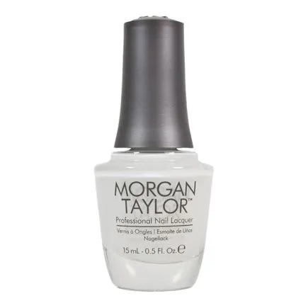 Morgan Taylor Long-lasting, DBP Free Nail Lacquer All White Now 15ml