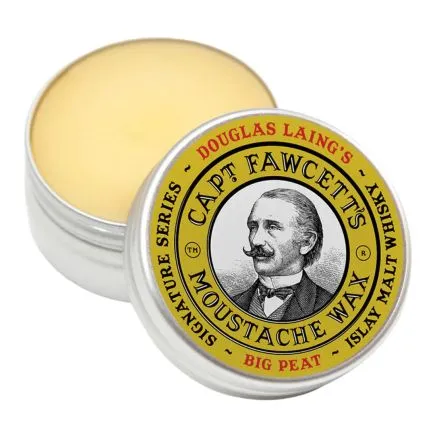 Captain Fawcett BIG PEAT Whisky Moustache Wax 15ml