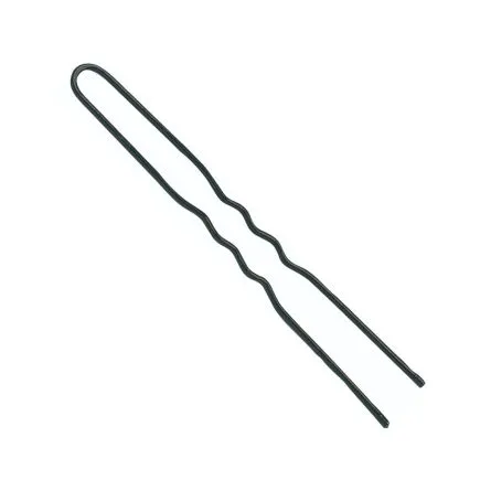 Sibel Wavy Hair Pins 70mm Black - 50 Pack