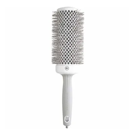 Olivia Garden Expert Blowout Round Hair Brush Speed White & Grey 55mm