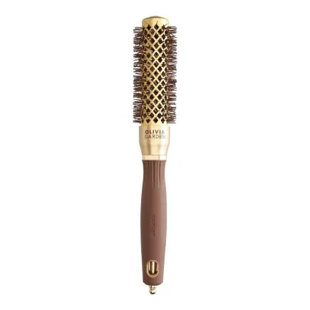 Olivia Garden Expert Blowout Round Hair Brush Speed Gold & Brown 25mm