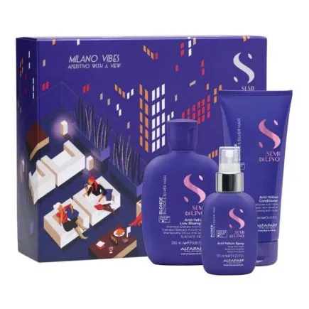 Alfaparf Milano Semi Di Lino Blonde Gift Set