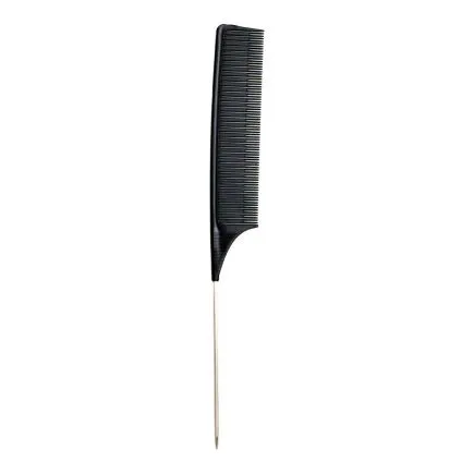 BarberBro. Pin Tail Sectioning Comb - Black