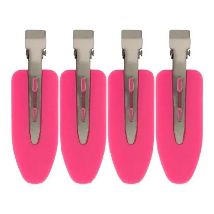 BarberBro. Creaseless Hair Clips Set Pink - 4 Pack