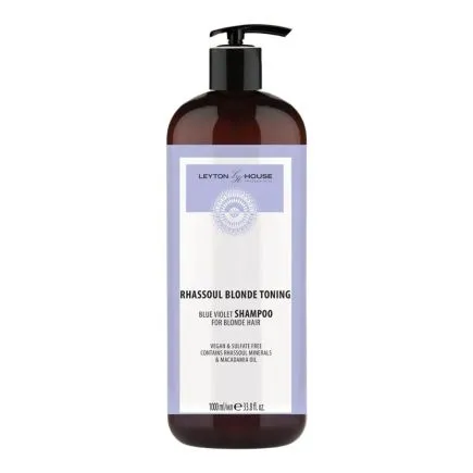Leyton House Professional Rhassoul Blonde Toning Shampoo 1000ml