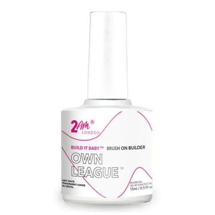 2AM London Build it Baby Builder Gel Hema Free - Own League - Soft White 15ml