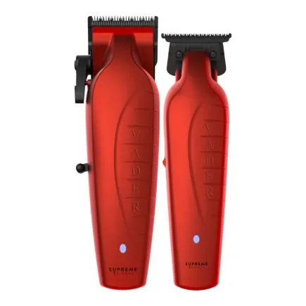 Supreme Trimmer Vader Clipper & Trimmer Set - Red