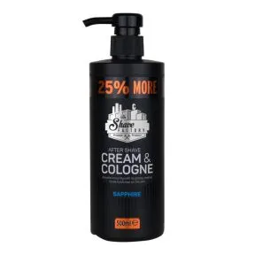 The Shave Factory Aftershave Cream & Cologne Sapphire 500ml
