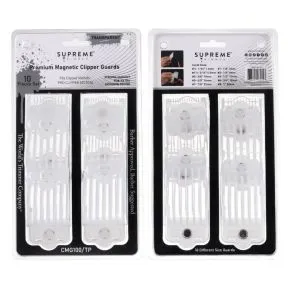 Supreme Trimmer Magnetic Guards For Clippers - Transparent