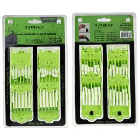 Supreme Trimmer Magnetic Guards For Clippers - Acid Green