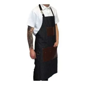 HairTools Pinstripe Barber Apron