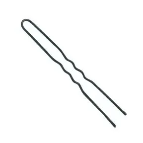 Sibel Wavy Hair Pins 70mm Black - 50 Pack