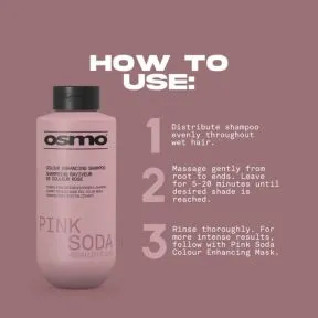 Osmo Pink Soda Colour Enhancing Shampoo 1000ml