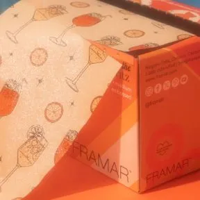 Framar Puttin' On The Spritz Embossed Foil Roll 100m
