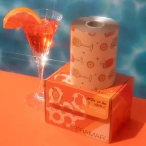 Framar Puttin' On The Spritz Embossed Foil Roll 100m