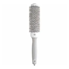 Olivia Garden Expert Blowout Round Hair Brush Speed White & Grey 35mm