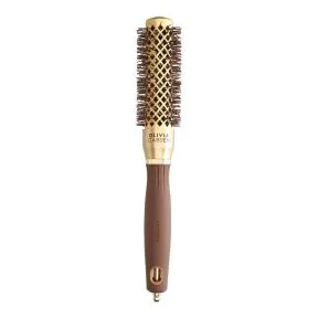 Olivia Garden Expert Blowout Round Hair Brush Speed Gold & Brown 25mm