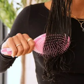 Framar Checked Out Pink - Detangle Brush