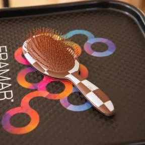 Framar Checked Out Chocolate - Detangle Brush