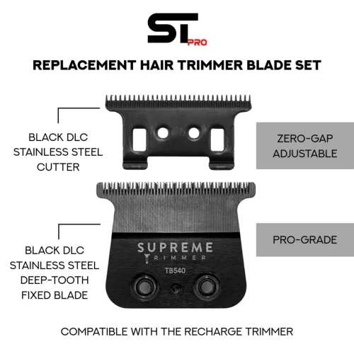 Supreme Trimmer Deep Tooth Blade for Recharge Trimmer (TB540)