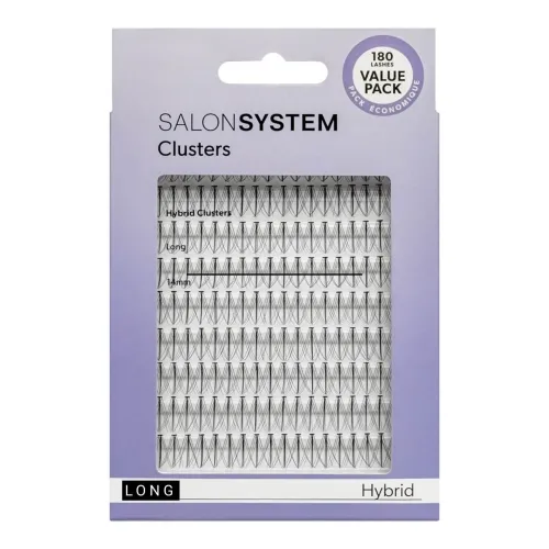 Salon System Hybrid Cluster Lashes Value Pack - Long
