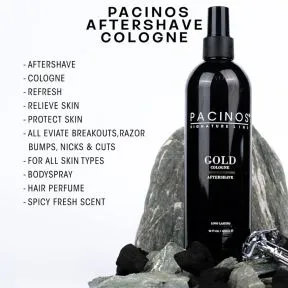 Pacinos Gold Aftershave Cologne 400ml