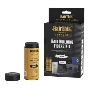 Supreme Trimmer HairThik Hair Fibers Kit - Black