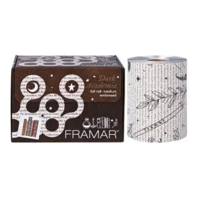 Framar Dark Academia Medium Embossed Foil Roll 100m