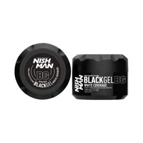 Nishman Ultra Hold Hair Styling Black Gel 300ml