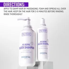 Immortal NYC Re-Bond Silver Shampoo 500ml