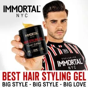 Immortal NYC Hair Styling Gel Gold Edition 500ml