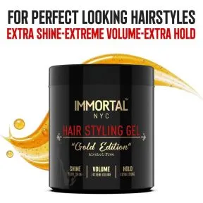 Immortal NYC Hair Styling Gel Gold Edition 500ml