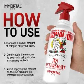 Immortal NYC Stay Blessed 07 Barber Aftershave Cologne 500ml