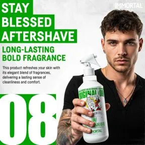 Immortal NYC Stay Blessed 08 Barber Aftershave Cologne 500ml