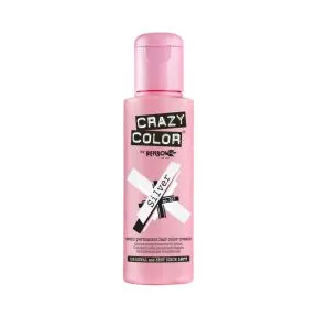 Crazy Color Semi Permanent Hair Colour Cream - Silver 100ml
