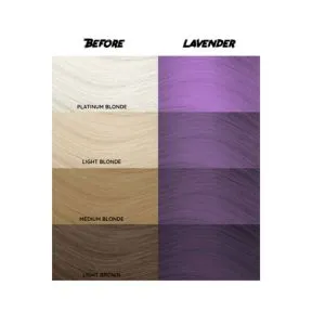 Crazy Color Semi Permanent Hair Colour Cream - Lavender 100ml