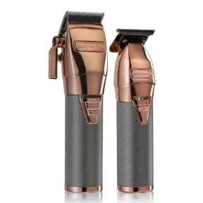 BaByliss PRO Rose Gold Cordless Super Motor Clipper & Skeleton Trimmer Combo